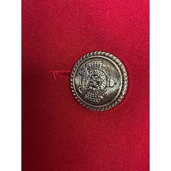 Scarlet Darkness Victorian Jacket Vintage Long Steampunk Gothic Coat size M - Picture 8 of 9